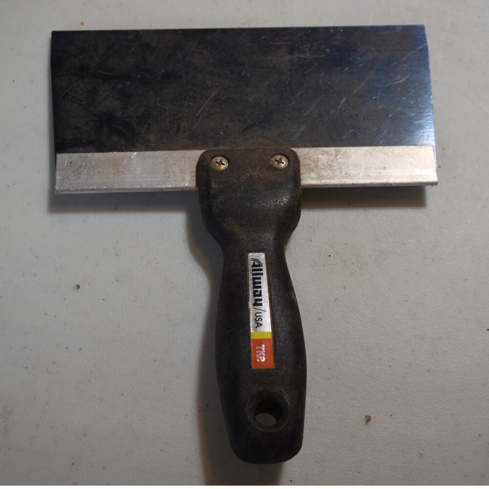Allway Tools BTK8 8″ Soft Grip Blue Spring Steel Tape Knife